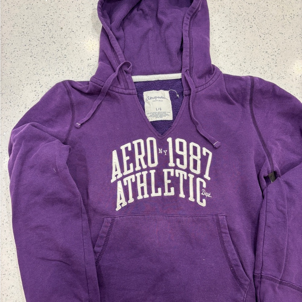 Purple Aeropostale hoodie